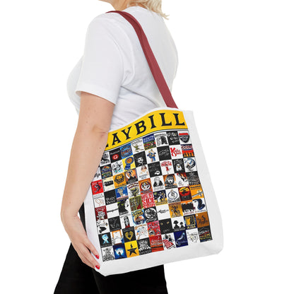 Playbill Collage Tote Bag. Great Gift for Broadway Enthusiast. Broadway Gift. Gift for her, Gift for him.