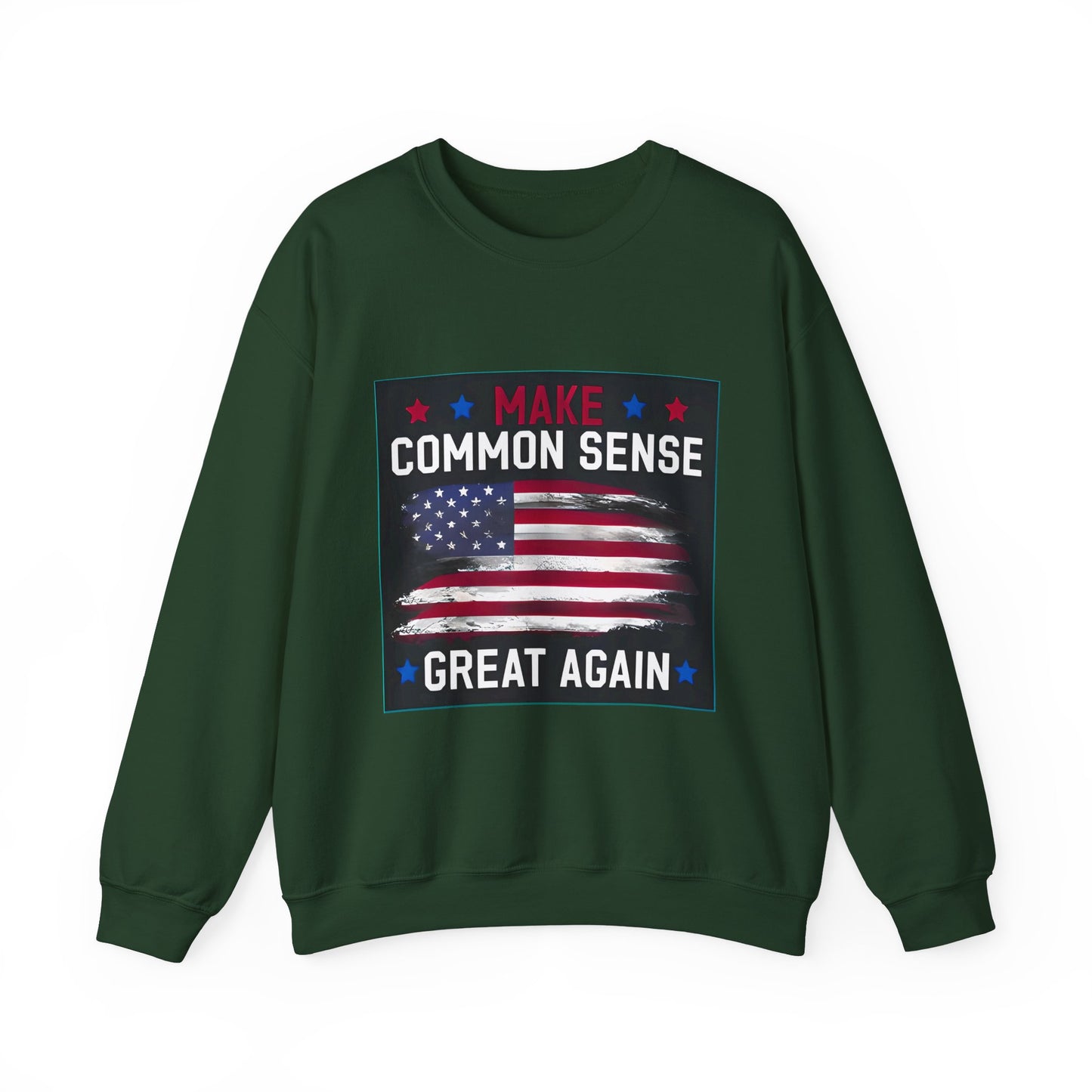 Make Common Sense Great Again Sweatshirt, Gift for Her/Him, Unisex Crewneck, Political Statement Apparel.