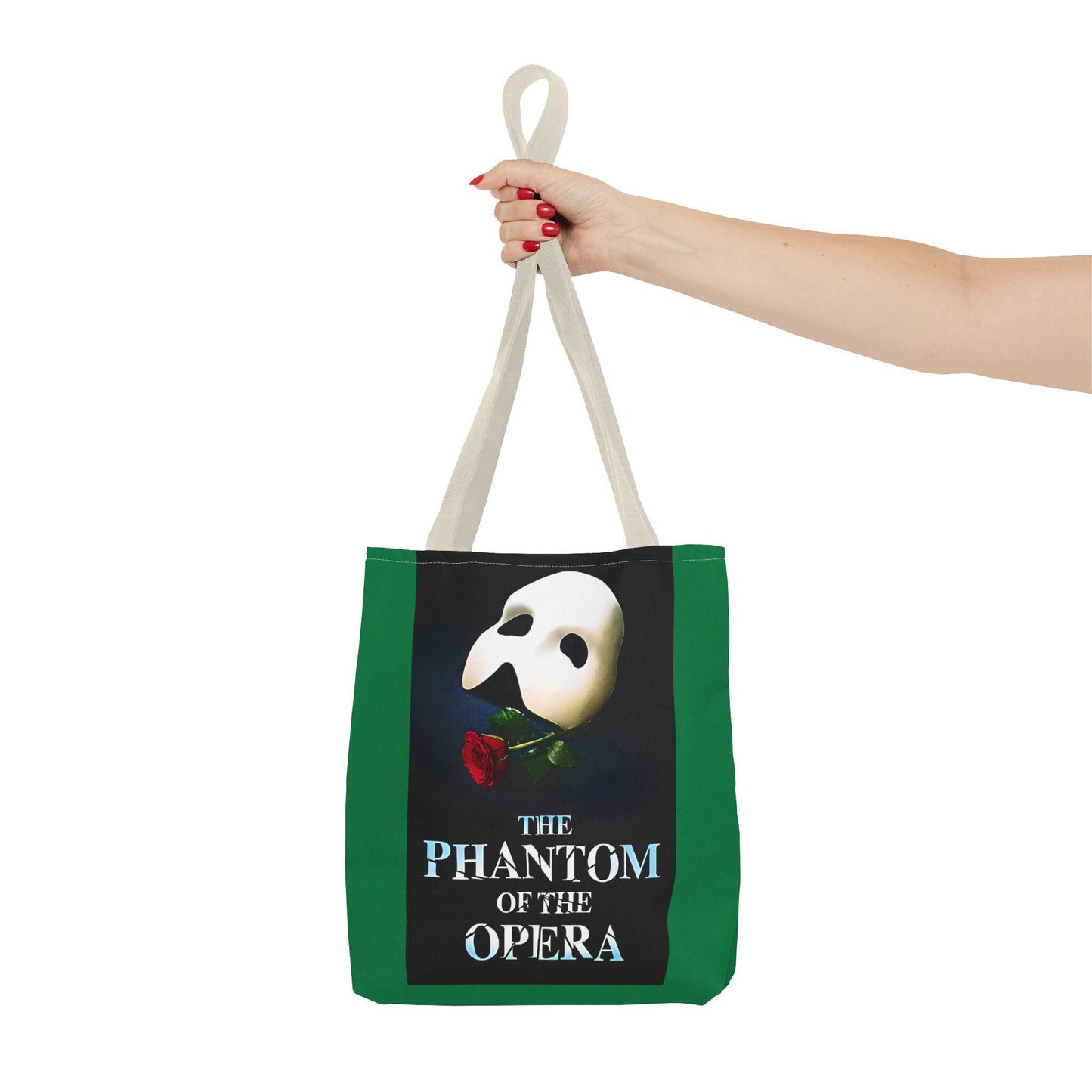 Phantom of the Opera Tote Bag. Great Gift for Broadway Enthusiast.  Broadway Gift. Gift for her, Gift for him.