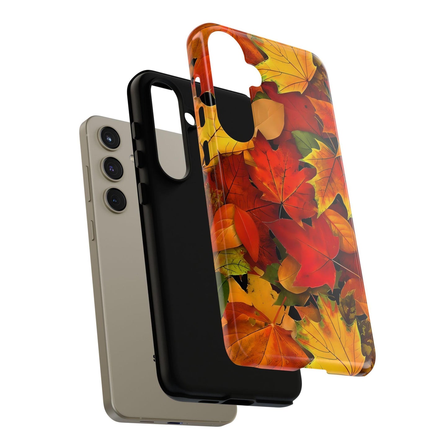 Autumn Leaves Phone Cases, Protective Tough iPhone Case, Samsung Galaxy, Google Pixel Cover, Custom Premium Quality Case