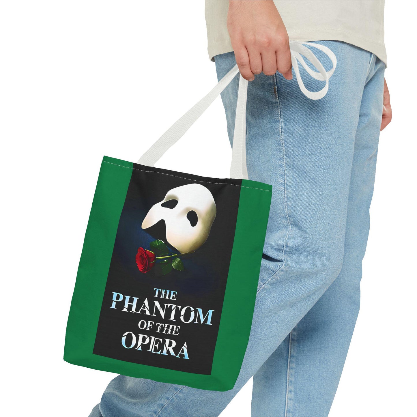 Phantom of the Opera Tote Bag. Great Gift for Broadway Enthusiast.  Broadway Gift. Gift for her, Gift for him.