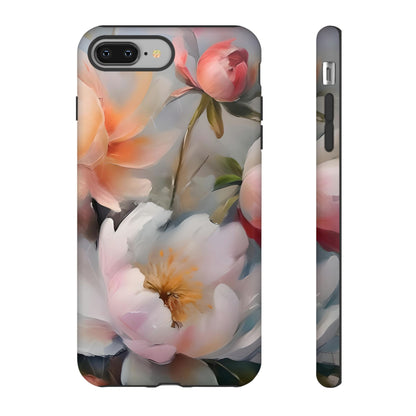 Boho Floral Phone Cases, Tough iPhone Cases, Samsung Galaxy, Google Pixel, Protective Phone Cases