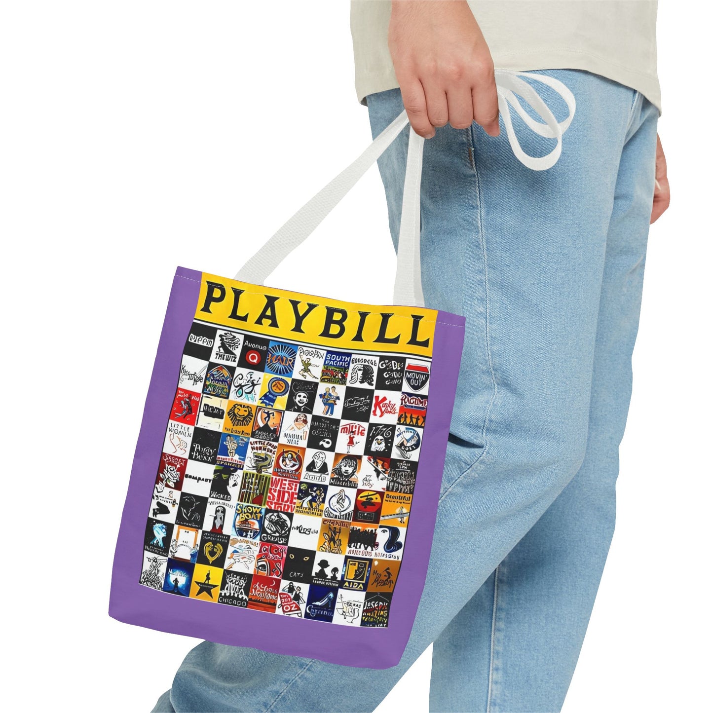 Playbill Tote Bag. Great Gift for Broadway Enthusiast.  Broadway Gift. Gift for her, Gift for him.