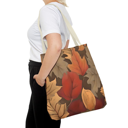 Autumn Leaves Tote Bag | Autumn Leaves Canvas Tote | Stylish Reusable Shopping Bag.