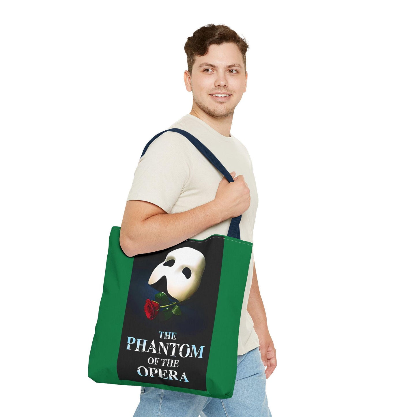 Phantom of the Opera Tote Bag. Great Gift for Broadway Enthusiast.  Broadway Gift. Gift for her, Gift for him.