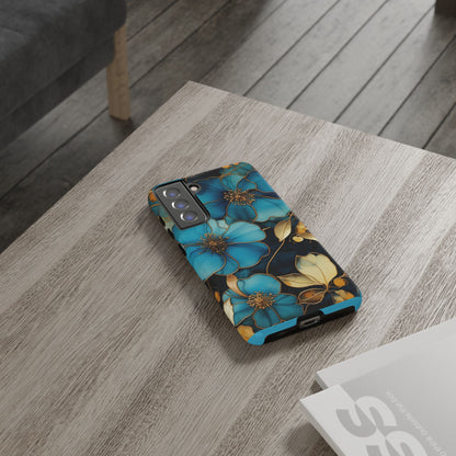 Floral Tough Phone Case - Protective iPhone, Samsung Galaxy, Google Pixel Cover - Durable Floral Design for Maximum Protection