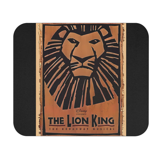 Lion King Musical Theater Mouse Pad (Rectangle). Great gift for Broadway Enthusiast. Gift for Him. Gift for Her.