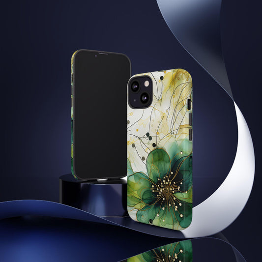 Floral Tough Phone Case - Protective iPhone, Samsung Galaxy, Google Pixel Cover - Durable Floral Design for Maximum Protection