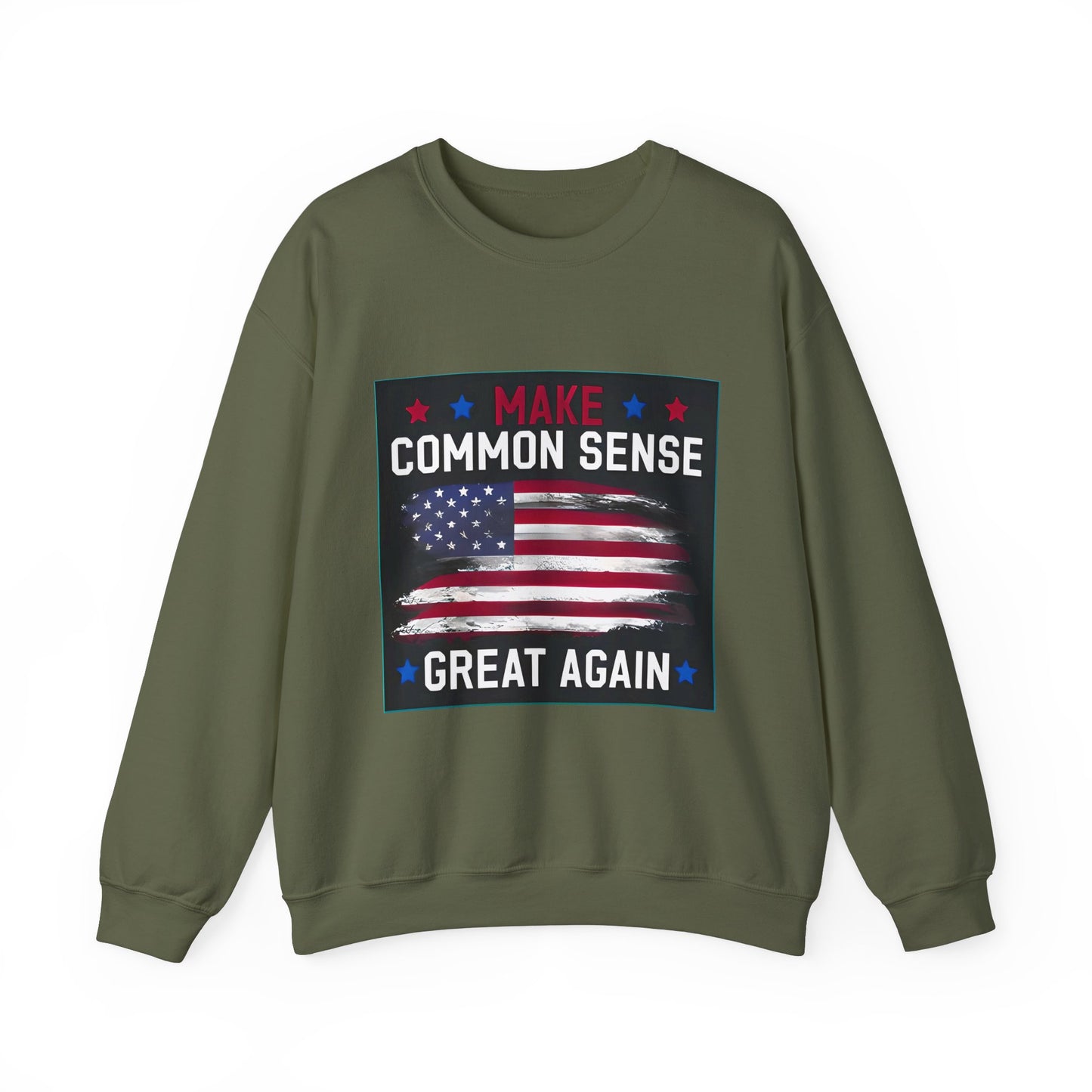 Make Common Sense Great Again Sweatshirt, Gift for Her/Him, Unisex Crewneck, Political Statement Apparel.