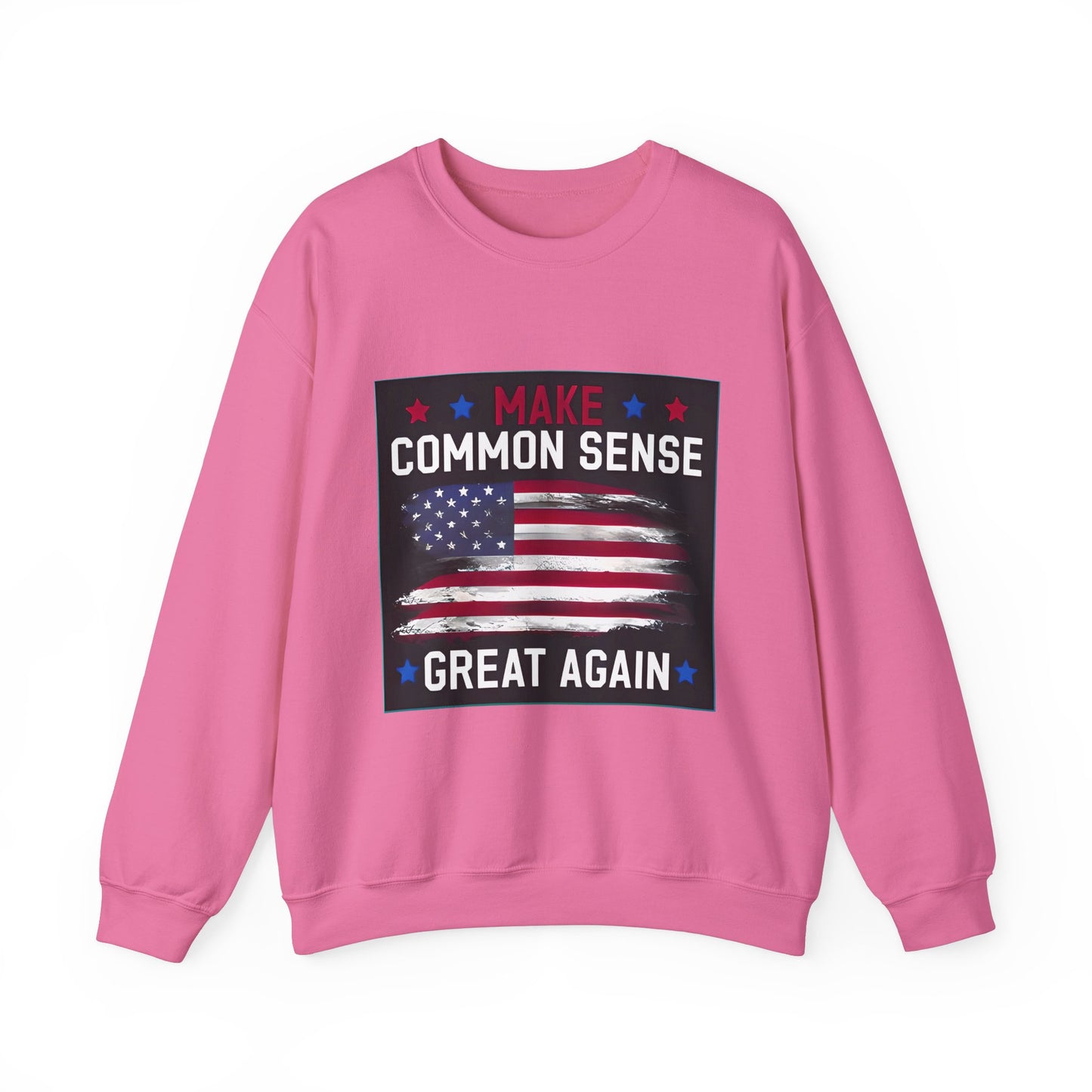 Make Common Sense Great Again Sweatshirt, Gift for Her/Him, Unisex Crewneck, Political Statement Apparel.