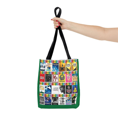 Broadway Musical Theater Collage Tote Bag - Perfect Gift for Broadway Enthusiasts, Theater Fans, and Musical Lovers - Ideal for Showgoers.