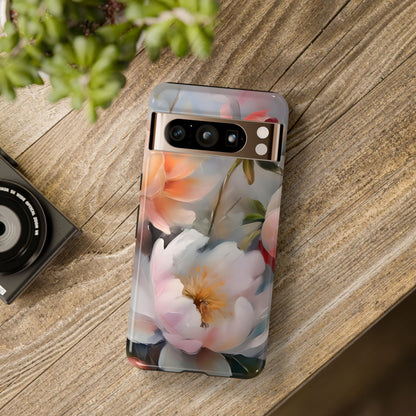 Boho Floral Phone Cases, Tough iPhone Cases, Samsung Galaxy, Google Pixel, Protective Phone Cases