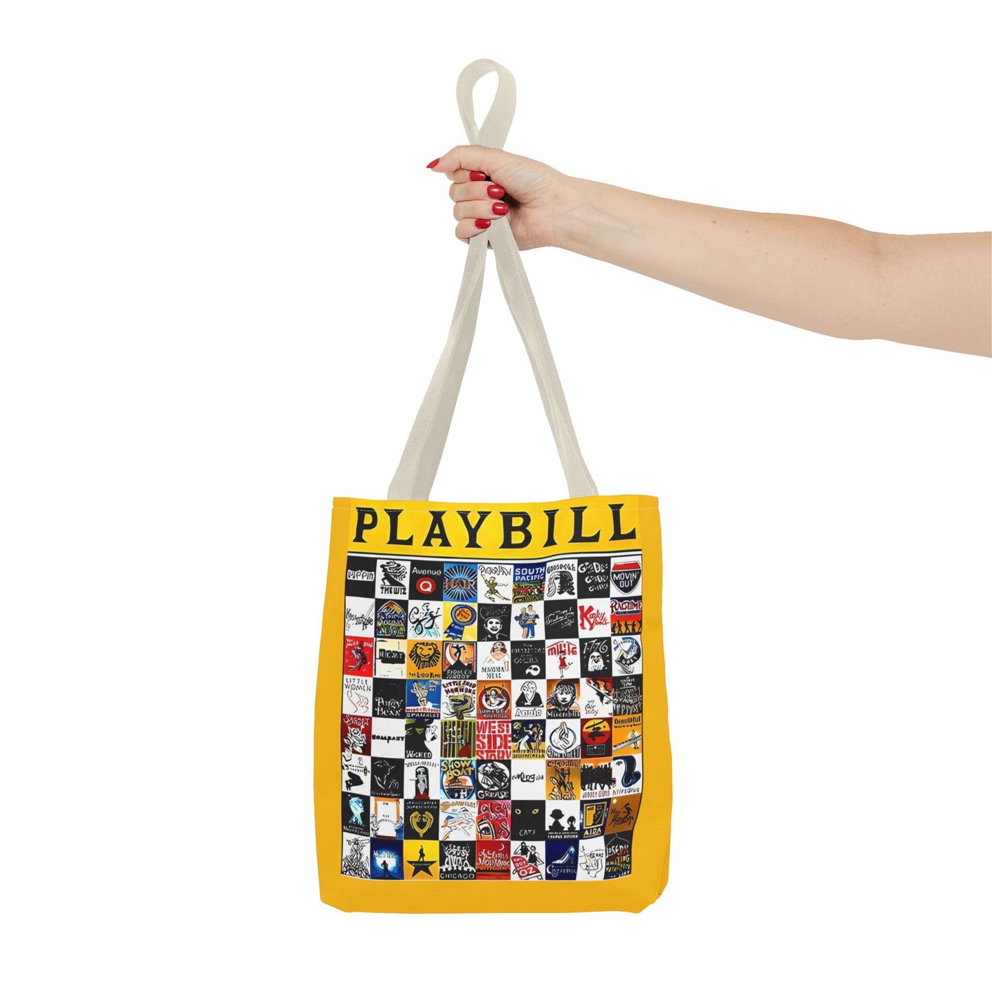 Playbill Tote Bag. Great Gift for Broadway Enthusiast.  Broadway Gift. Gift for her, Gift for him.