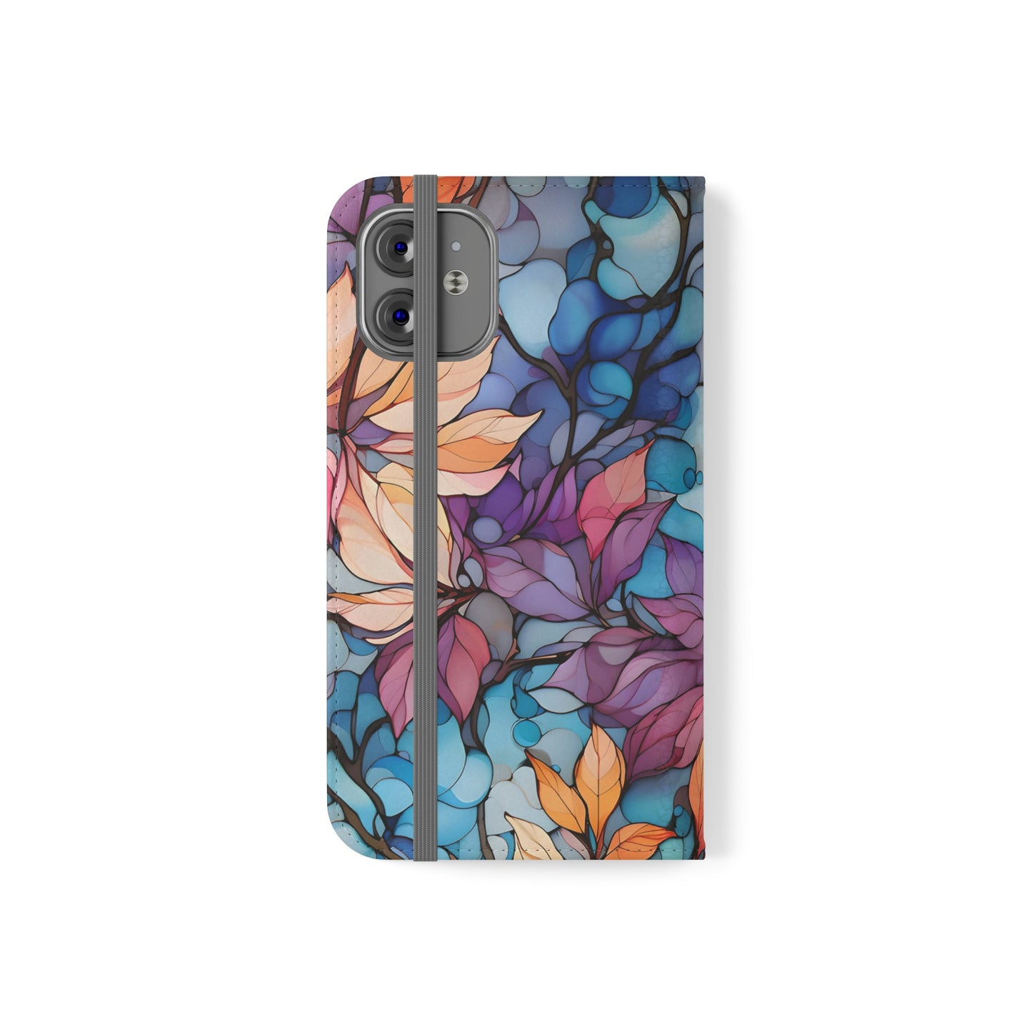 Autumn Floral Leaves Flip Cases - Autumn Leaves Fan Accessories, Autumn Leaves Phone Protectors, Autumn Leaves Gifts