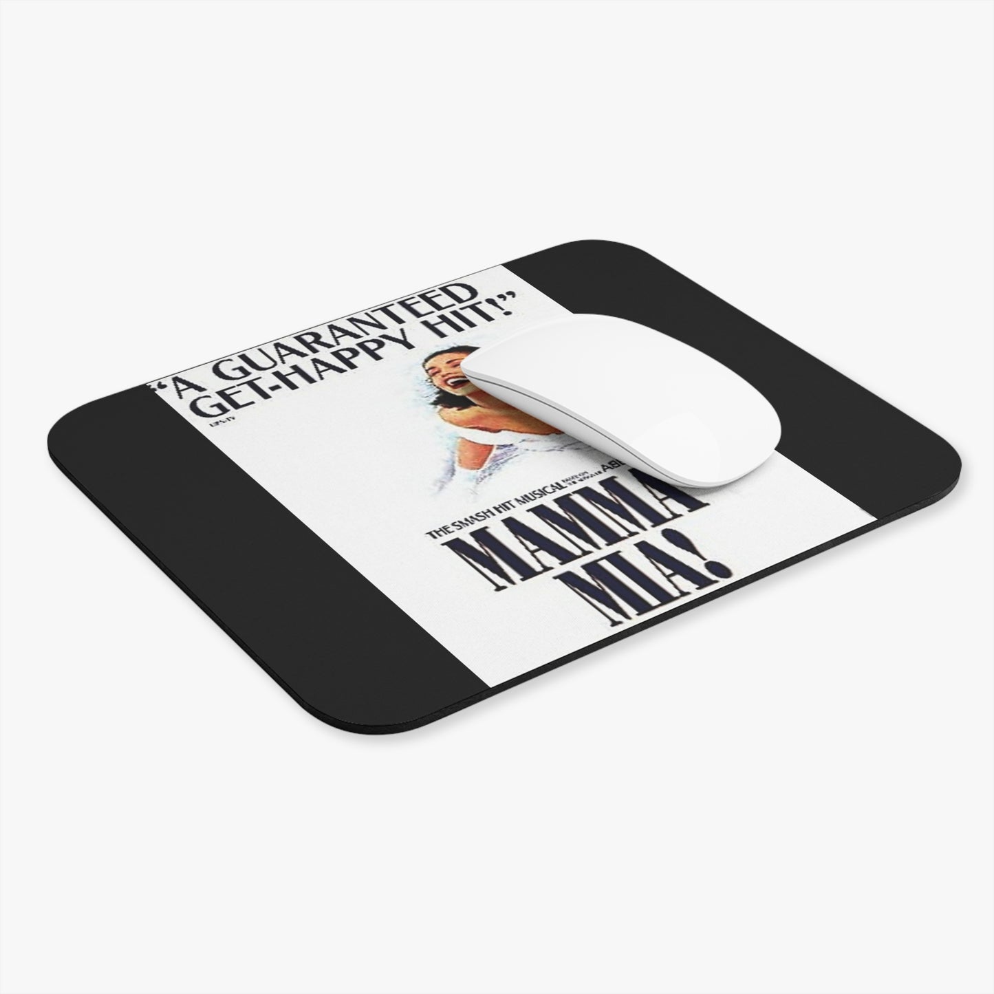 MAMA MIA Musical Theater Mouse Pad (Rectangle). Great gift for Broadway enthusiasts. Gift for her. Gift for him.