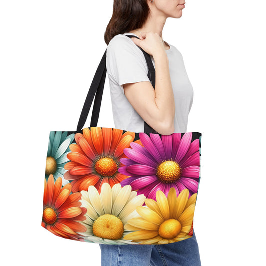 Floral Tote Bag, Botanical Weekend Bag, Large Carryall Purse, Canvas Beach Bag, Boho Shopping Tote. Gift for her.