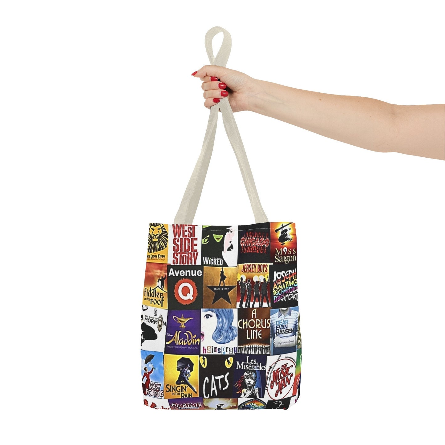 Broadway Tote Bag. Broadway Gift. Perfect Gift for Musical Thater Enthusiast. Gift for her, Gift for him.