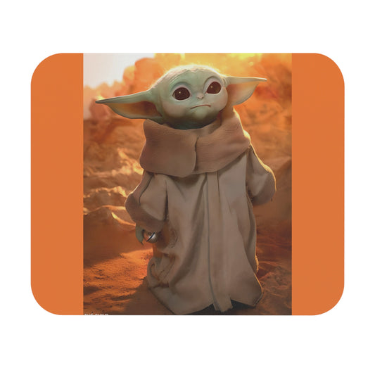 Baby Yoda Mouse Pad (Rectangle). Great Gift for Him. Great Gift for Her.