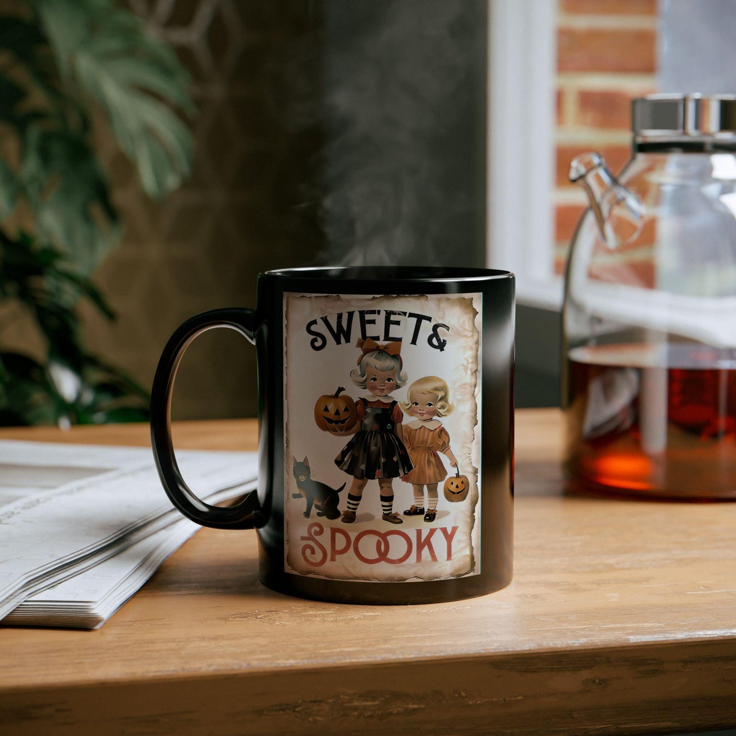 Sweet And Spooky Halloween Mug, Halloween Lover Gift, Halloween Gift, Teacher Gift, Halloween Decor.