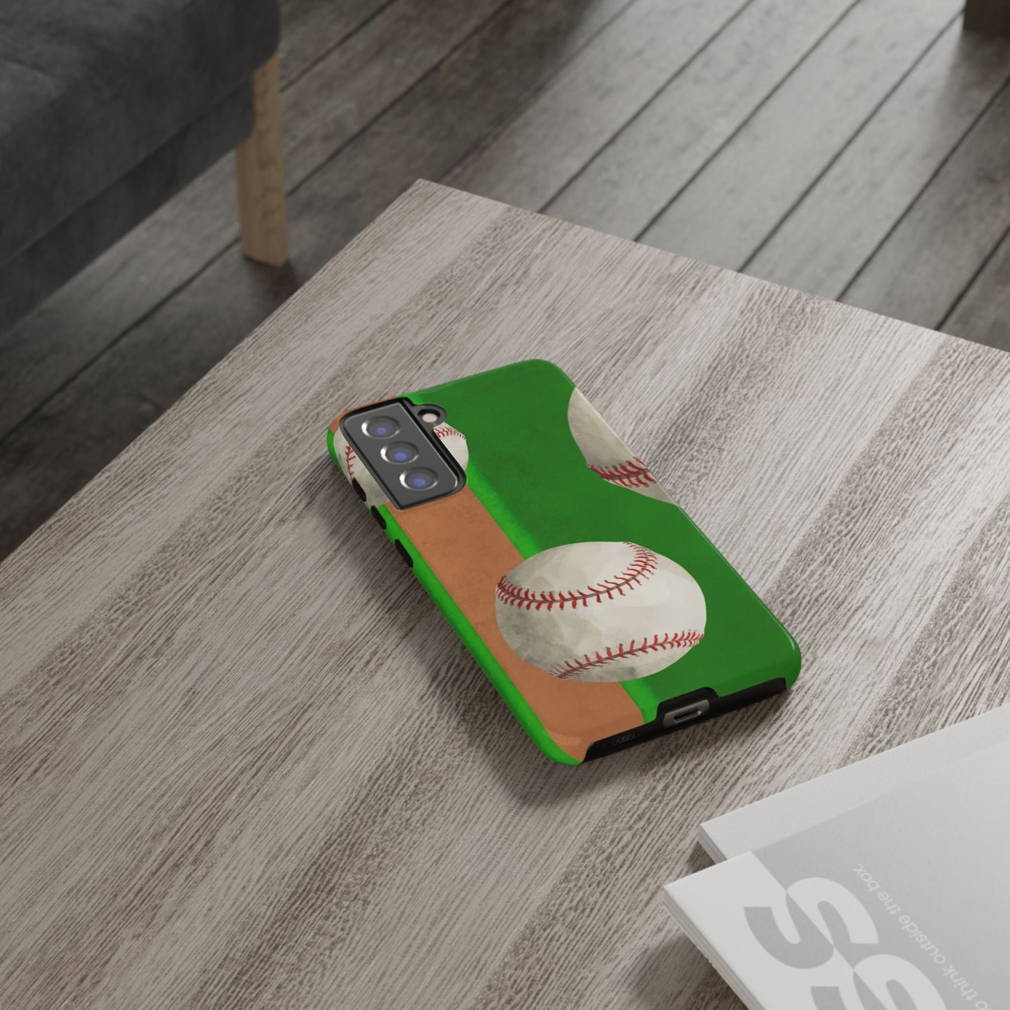 Baseball Tough Cases, Protective Phone Cases for iPhone, Samsung Galaxy, Google Pixel - Sports Phone Accessories, Baseball Fans Gift, Tech