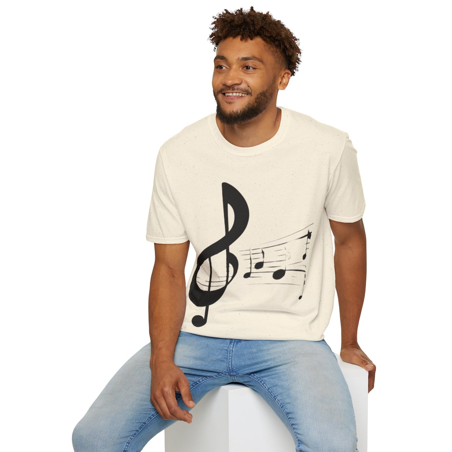 Music Notes  Unisex Softstyle T-Shirt. Makes a great gift! Explore Now.