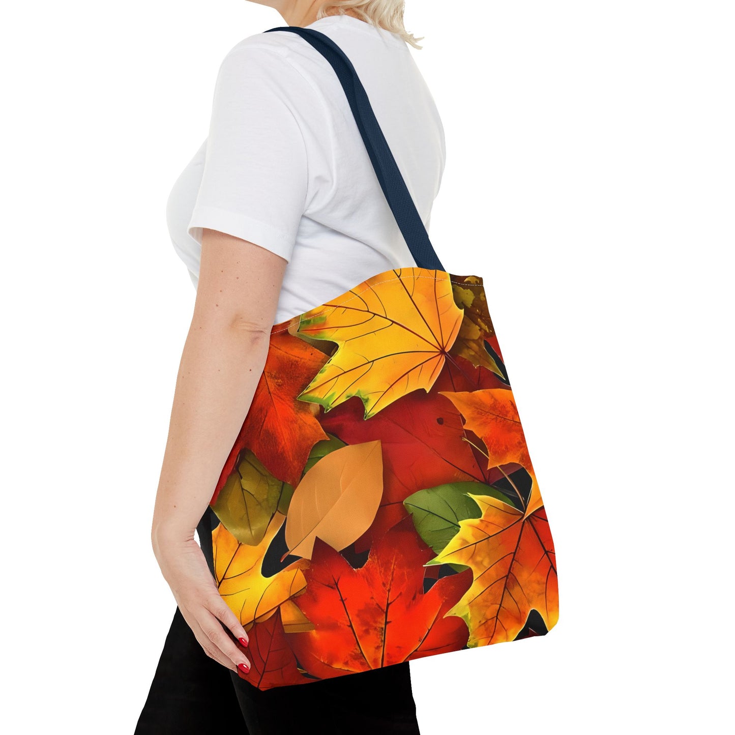 Versatile Autumn Leaves Tote Bag | Autumn Leaves Canvas Tote | Stylish Reusable Shopping Bag.