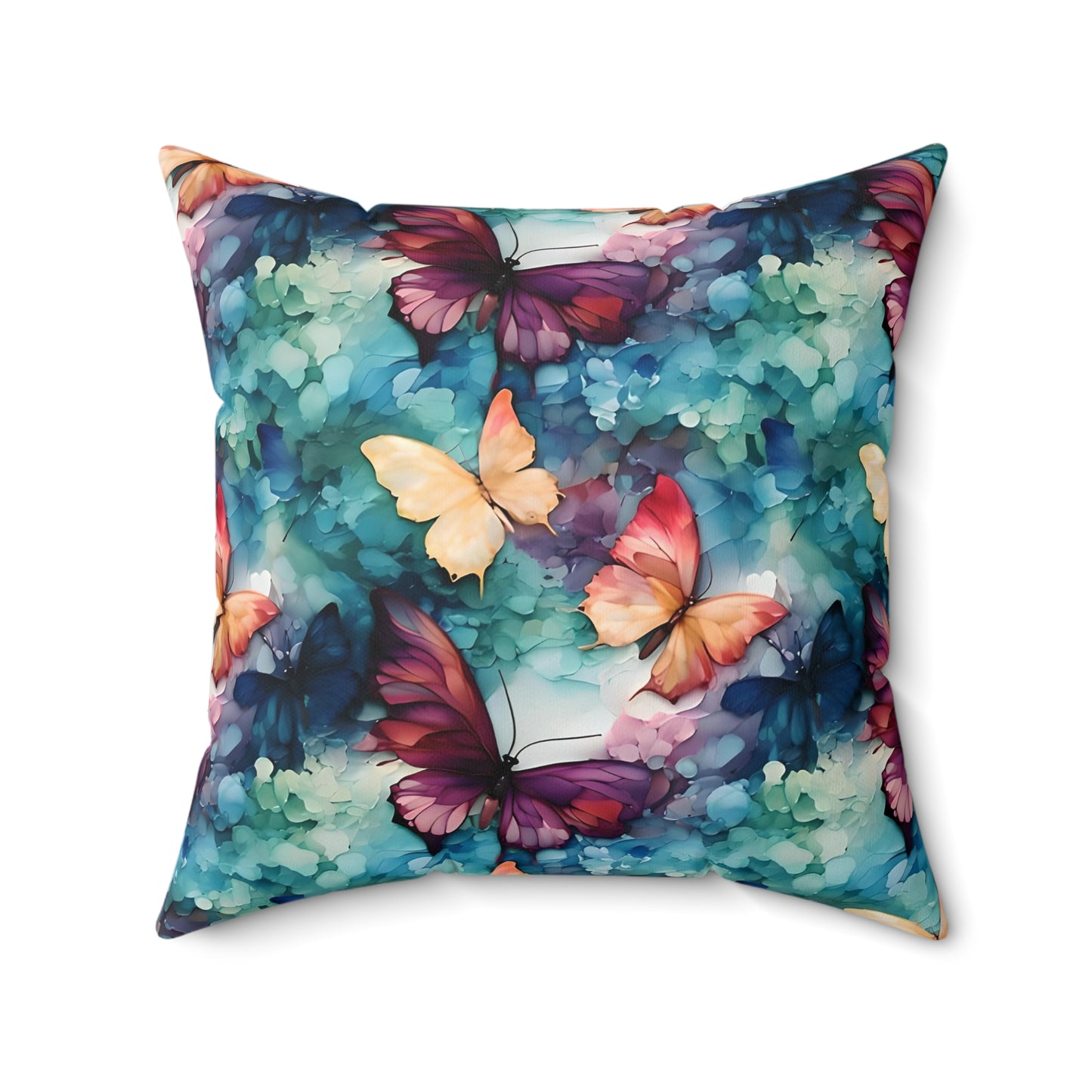 Butterflies Pillow. Autumn Leaves Pillow Gift. Autumn Leaves Lover Decor. Perfect Gift for Him, Her.