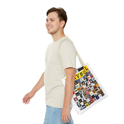 Playbill Collage Tote Bag. Great Gift for Broadway Enthusiast. Broadway Gift. Gift for her, Gift for him.