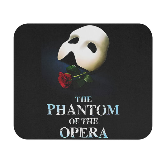 Phantom of the Opera Mouse Pad, Musical Theater Desk Mat, Broadway Enthusiast Gift, Him Her Office Decor, Rectangle Gaming Pad