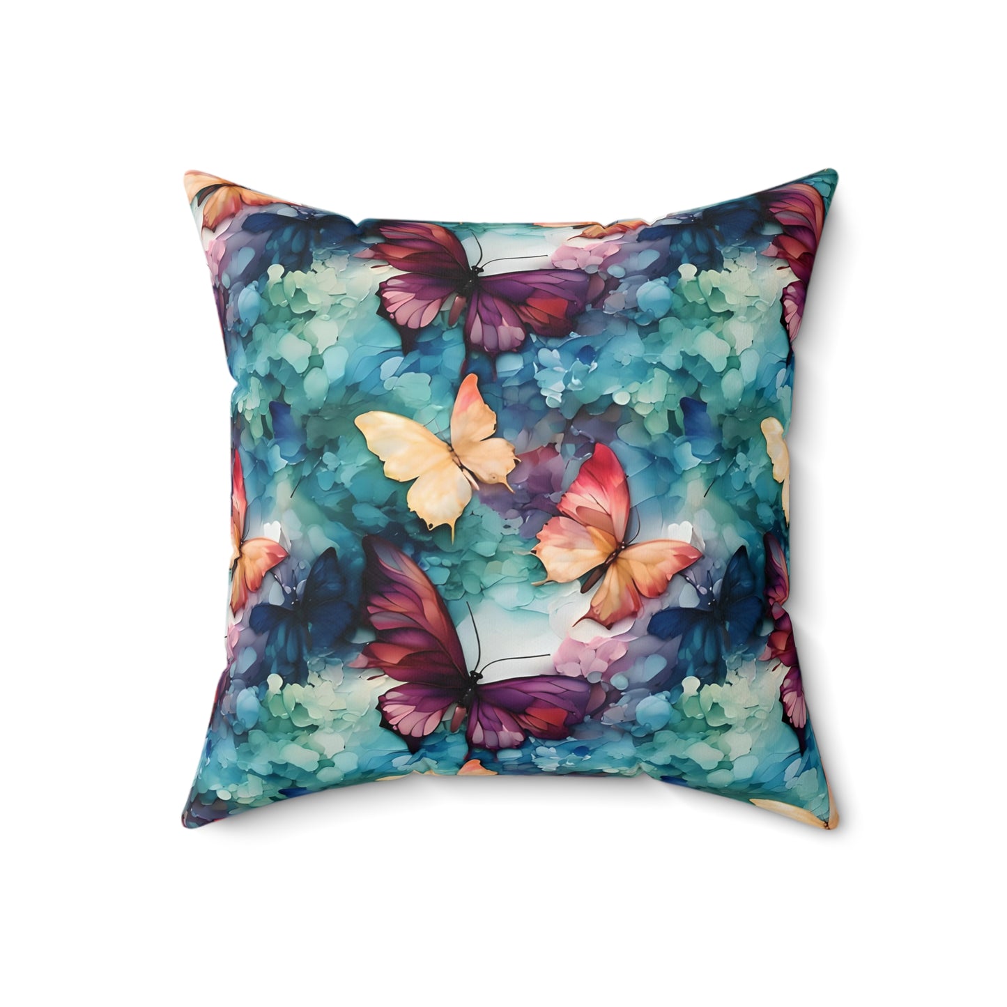 Butterflies Pillow. Autumn Leaves Pillow Gift. Autumn Leaves Lover Decor. Perfect Gift for Him, Her.