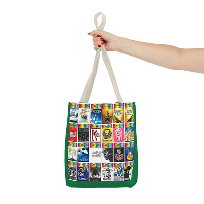 Broadway Musical Theater Collage Tote Bag - Perfect Gift for Broadway Enthusiasts, Theater Fans, and Musical Lovers - Ideal for Showgoers.