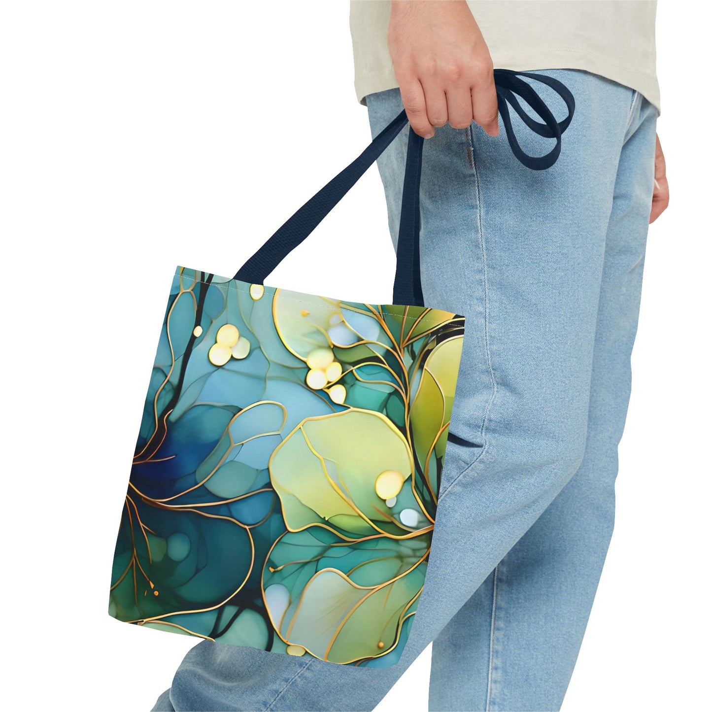 Boho Tote Bag | Autumn Leaves Canvas Tote | Stylish Reusable Shopping Bag.