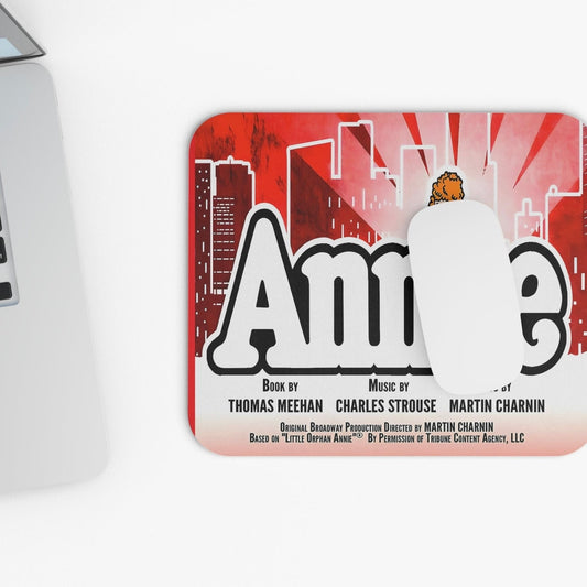 Annie Musical Theater Mouse Pad (Rectangle). Great Gift for Broadway Enthusiast. Gift for Him. Gift for Her.