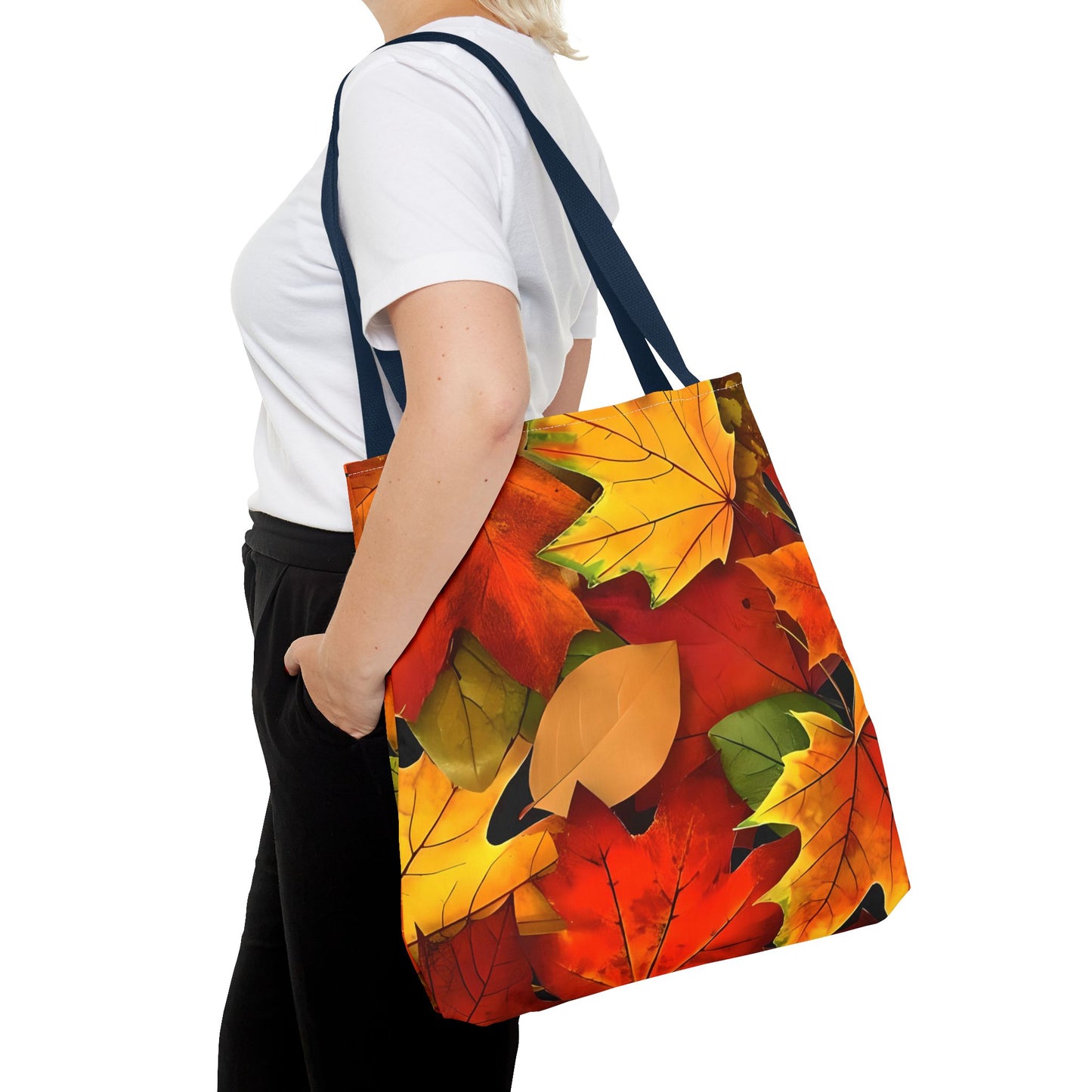 Versatile Autumn Leaves Tote Bag | Autumn Leaves Canvas Tote | Stylish Reusable Shopping Bag.