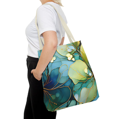 Boho Tote Bag | Autumn Leaves Canvas Tote | Stylish Reusable Shopping Bag.