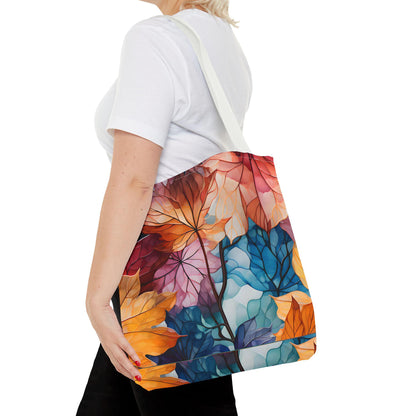 Autumn Leaves Tote Bag | Autumn Leaves Canvas Tote | Stylish Reusable Shopping Bag.