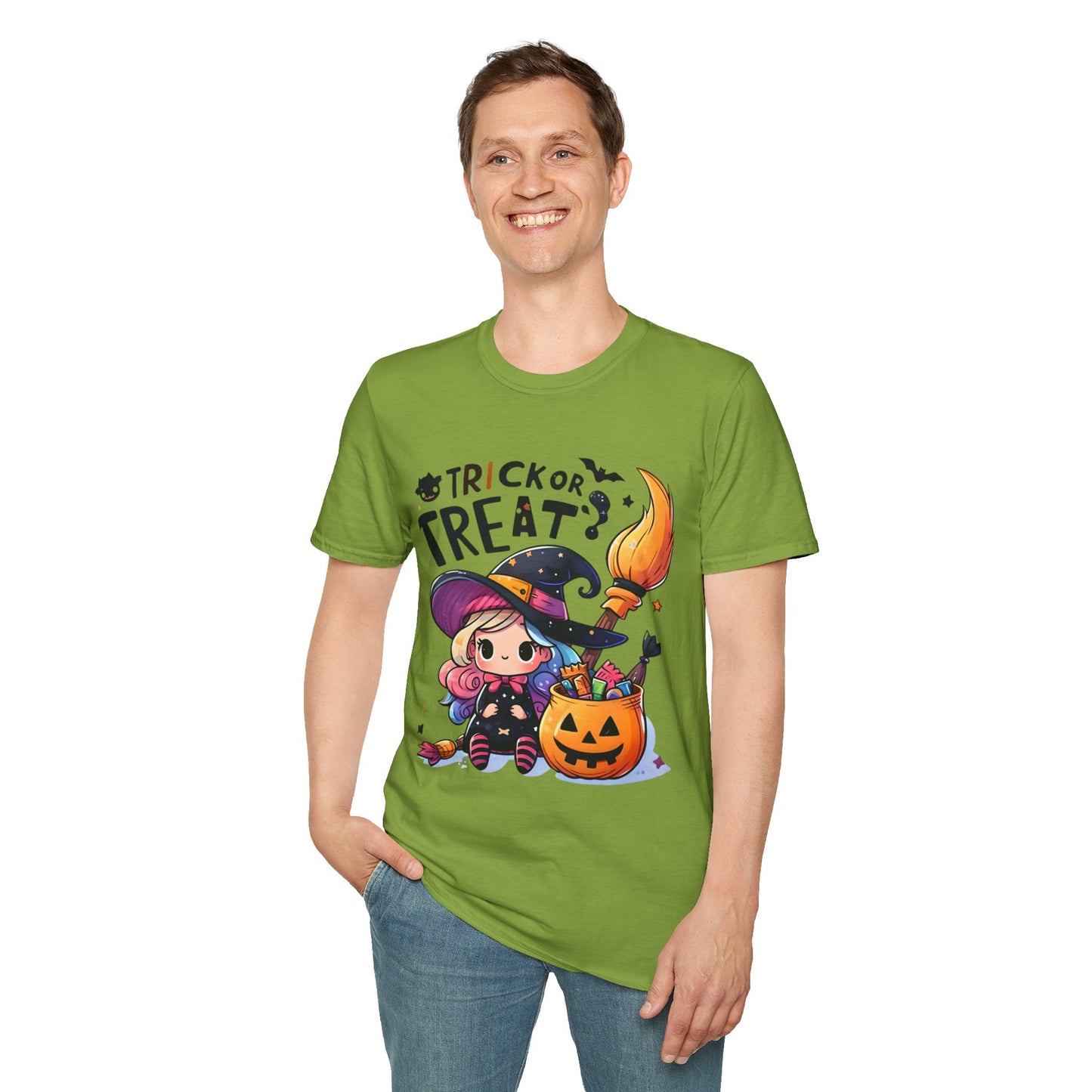 Halloween Unisex T-Shirt, Spooky Tee, Pumpkin Shirt, Trick or Treat Top, Costume Apparel