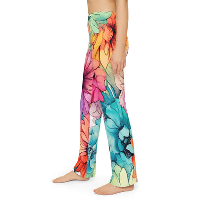 Floral Kids Pajama Pants - Soft & Comfortable Sleepwear | Cute Floral Pattern | Ideal for Girls | Perfect for Everyday Wear