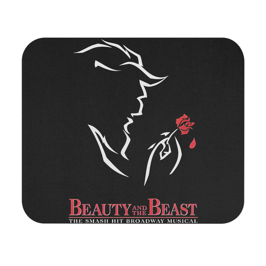 Beauty and the Beast Musical Theater Mouse Pad (Rectangle). Great Gift for Broadway Enthusiast. Gift for Him. Gift for Her.