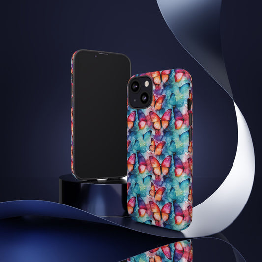 Butterflies Tough Cases, Protective Phone Cases for iPhone, Samsung Galaxy, Google Pixel