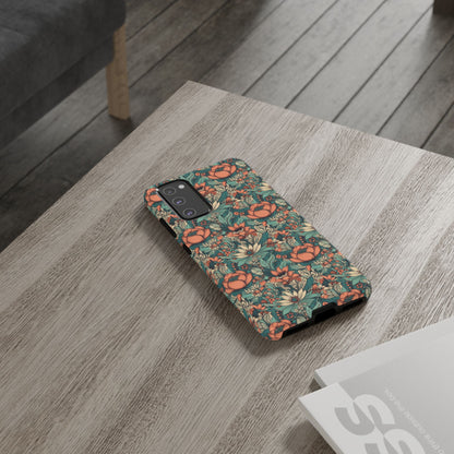 Copy of Magnolia Floral Phone Cases, Tough iPhone Cases, Samsung Galaxy, Google Pixel, Protective Phone Cases