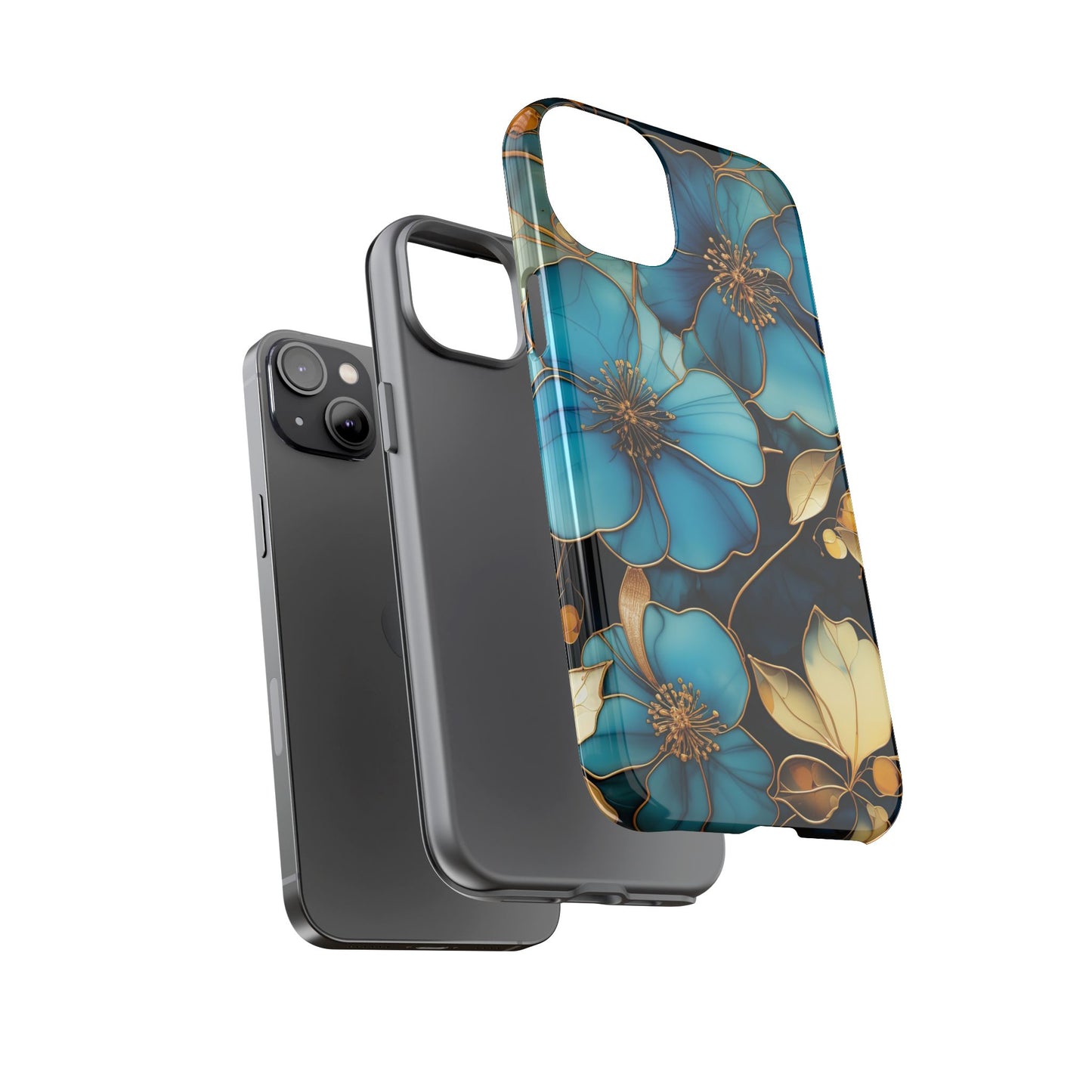 Floral Tough Phone Case - Protective iPhone, Samsung Galaxy, Google Pixel Cover - Durable Floral Design for Maximum Protection