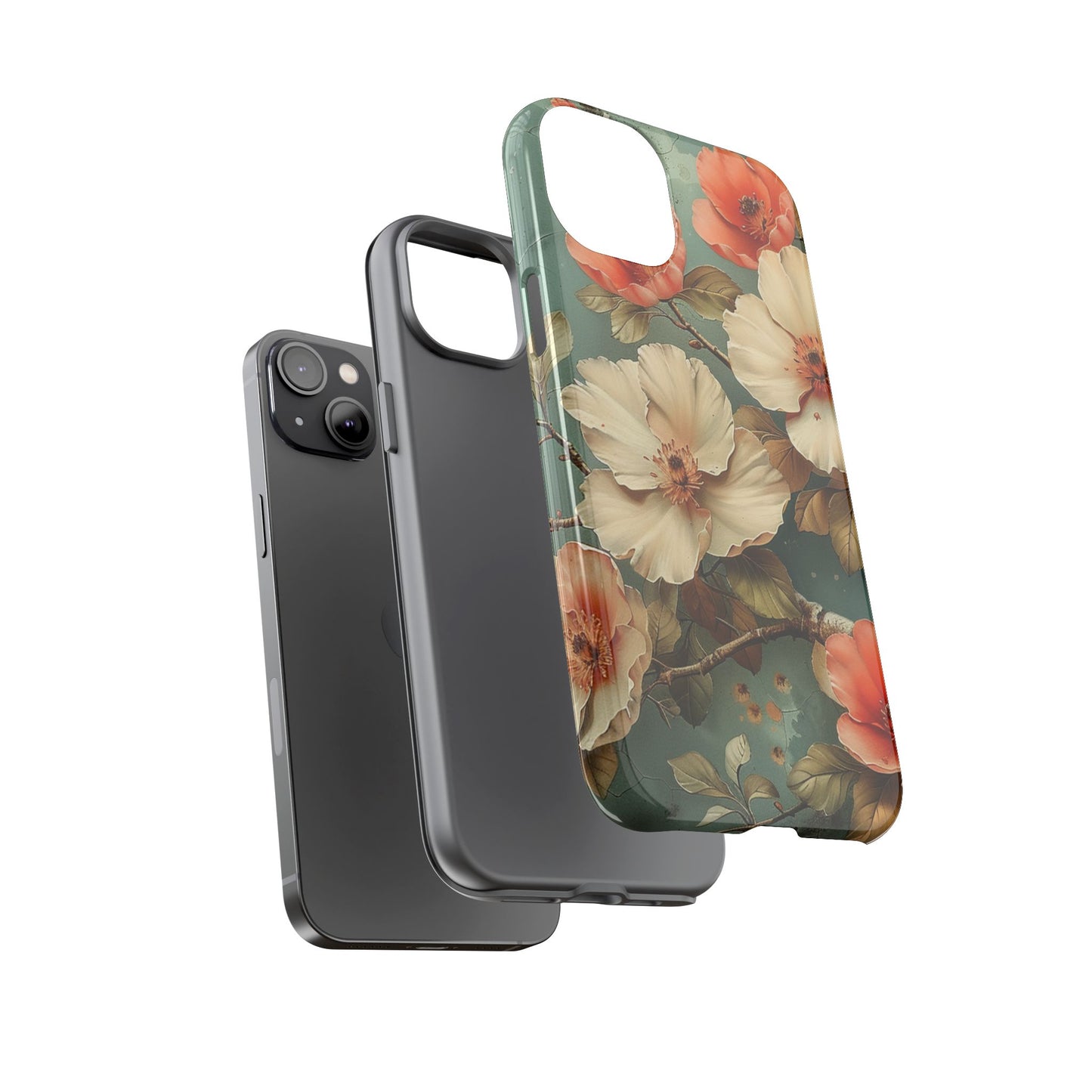 Floral Phone Cases, Tough iPhone Cases, Samsung Galaxy, Google Pixel, Protective Phone Cases