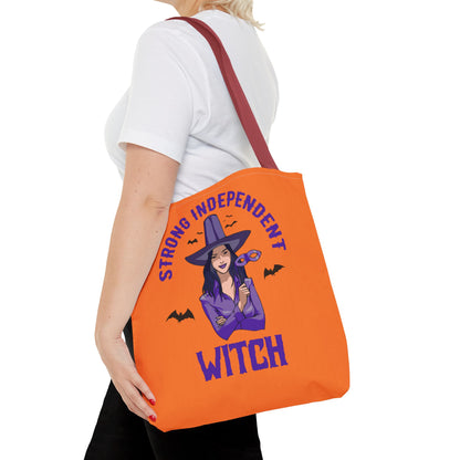 Strong Independent Witch Tote Bag. Great Gift for Halloween Enthusiast.