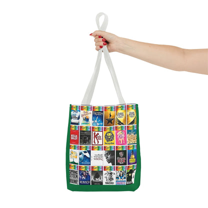 Broadway Musical Theater Collage Tote Bag - Perfect Gift for Broadway Enthusiasts, Theater Fans, and Musical Lovers - Ideal for Showgoers.