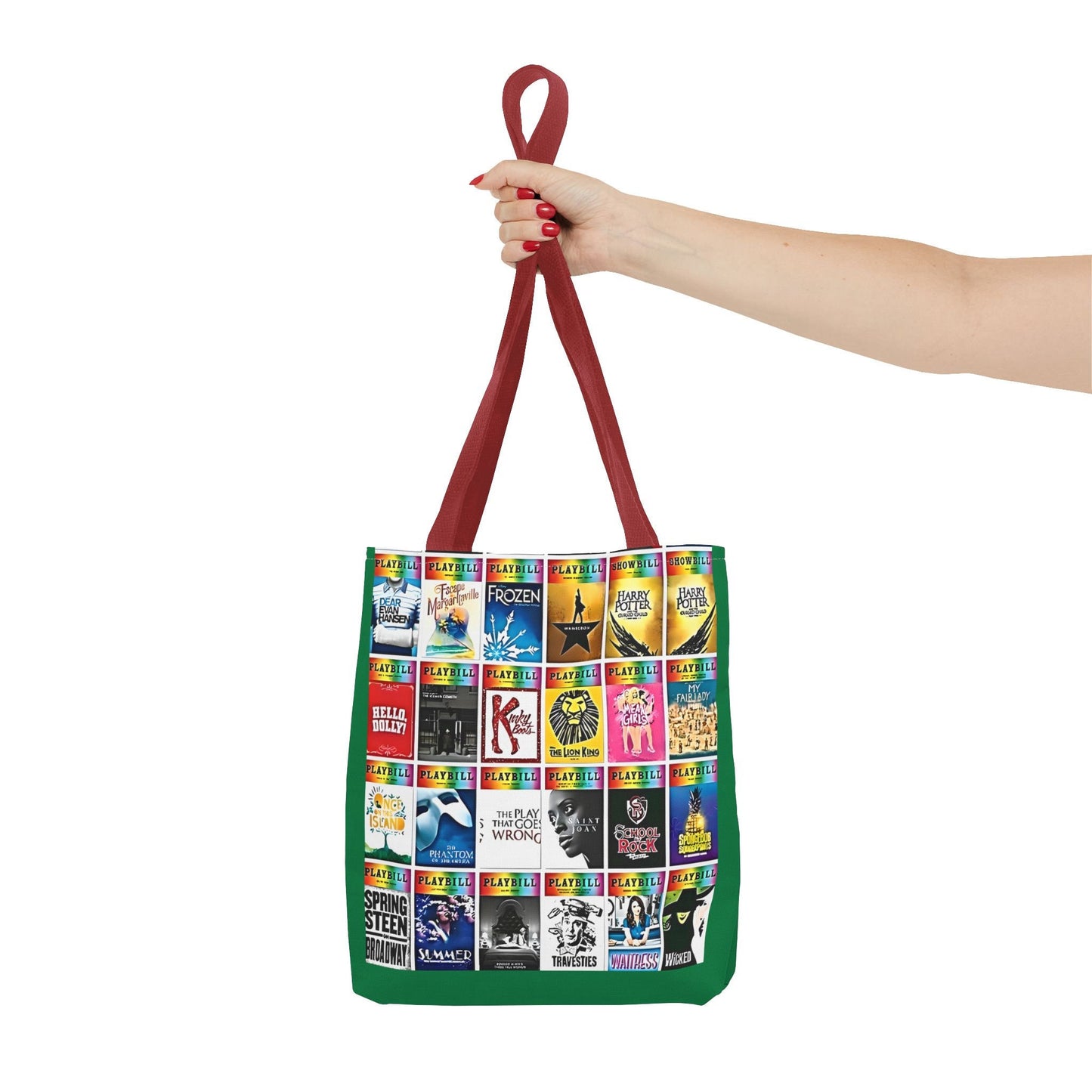 Broadway Musical Theater Collage Tote Bag - Perfect Gift for Broadway Enthusiasts, Theater Fans, and Musical Lovers - Ideal for Showgoers.