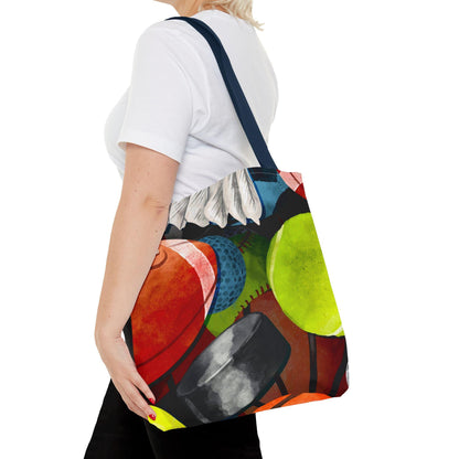 Sports Tote Bag | Floral Leaves Canvas Tote | Stylish Reusable Shopping Bag.