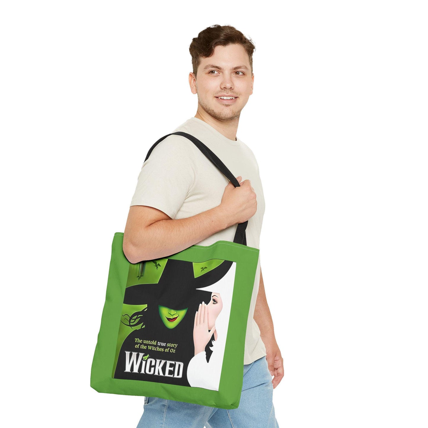 Wicked Tote Bag. Great Gift for Broadway Enthusiast.  Broadway Gift. Gift for her, Gift for him.