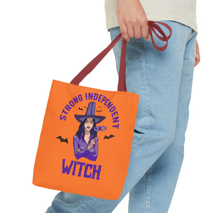 Strong Independent Witch Tote Bag. Great Gift for Halloween Enthusiast.
