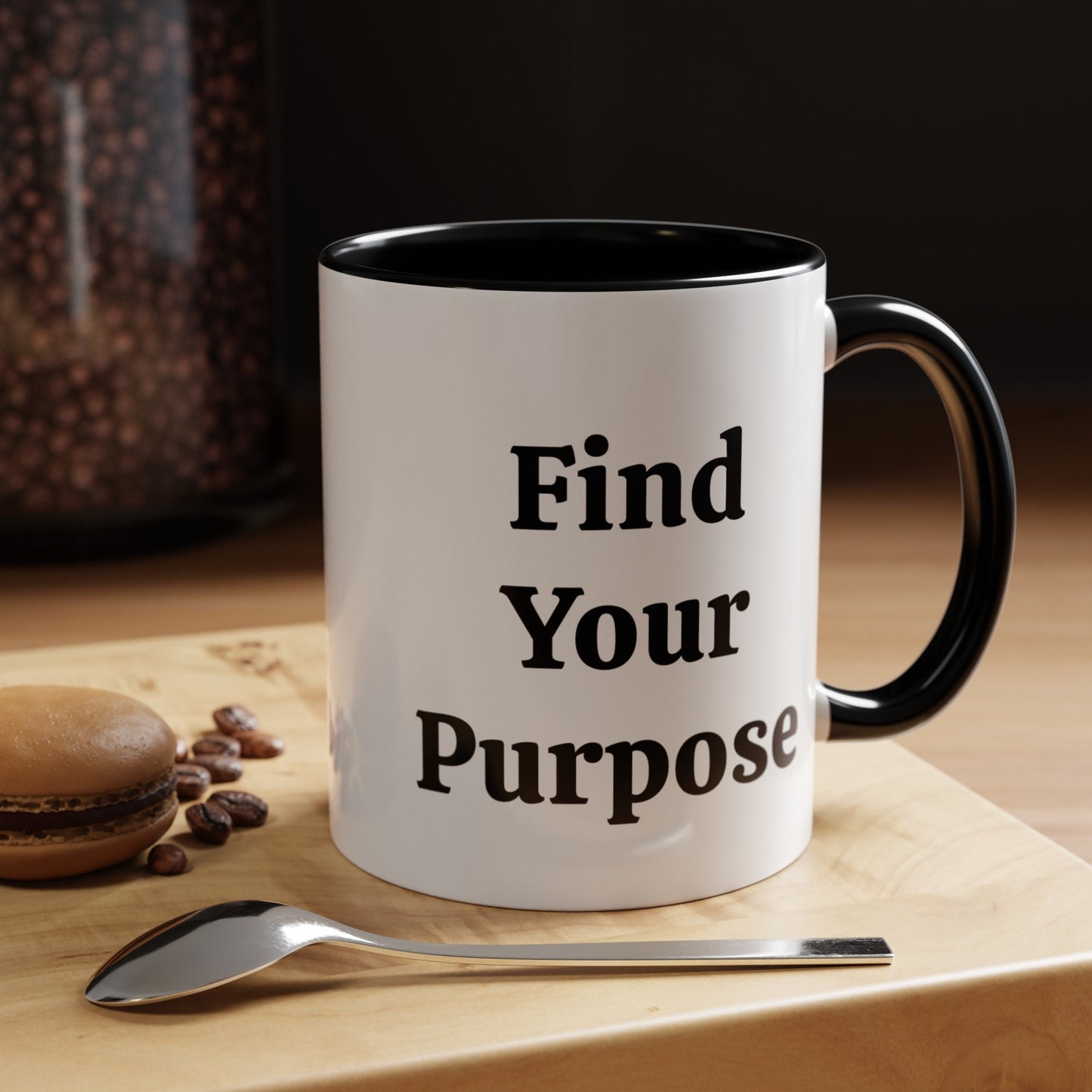 Find Your Purpose - Accent Coffee Mug (11, 15oz)